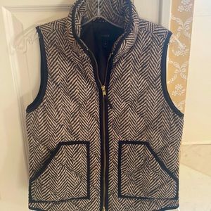 J crew quilted puffer vest